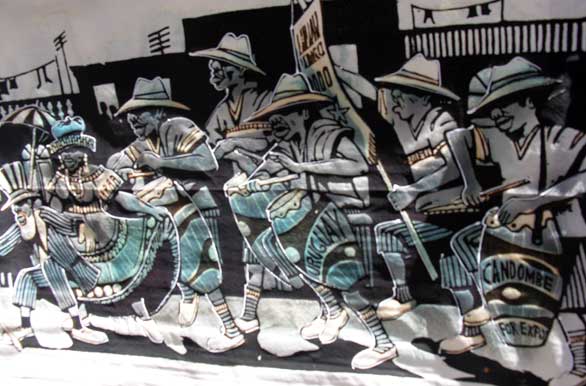 Arte y candombe - Montevideo